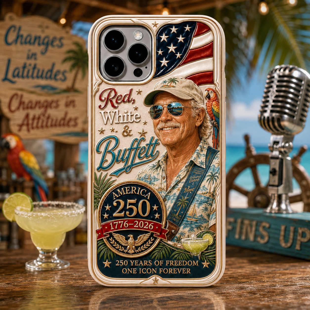 The Rolling Stones JBT Red, White and America Phone Case TD