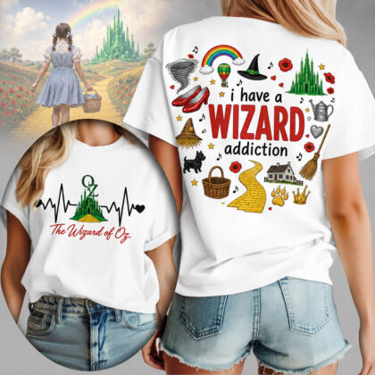 The Wizard of Oz Heartbeat Lover 3D All-Over Print T-Shirt