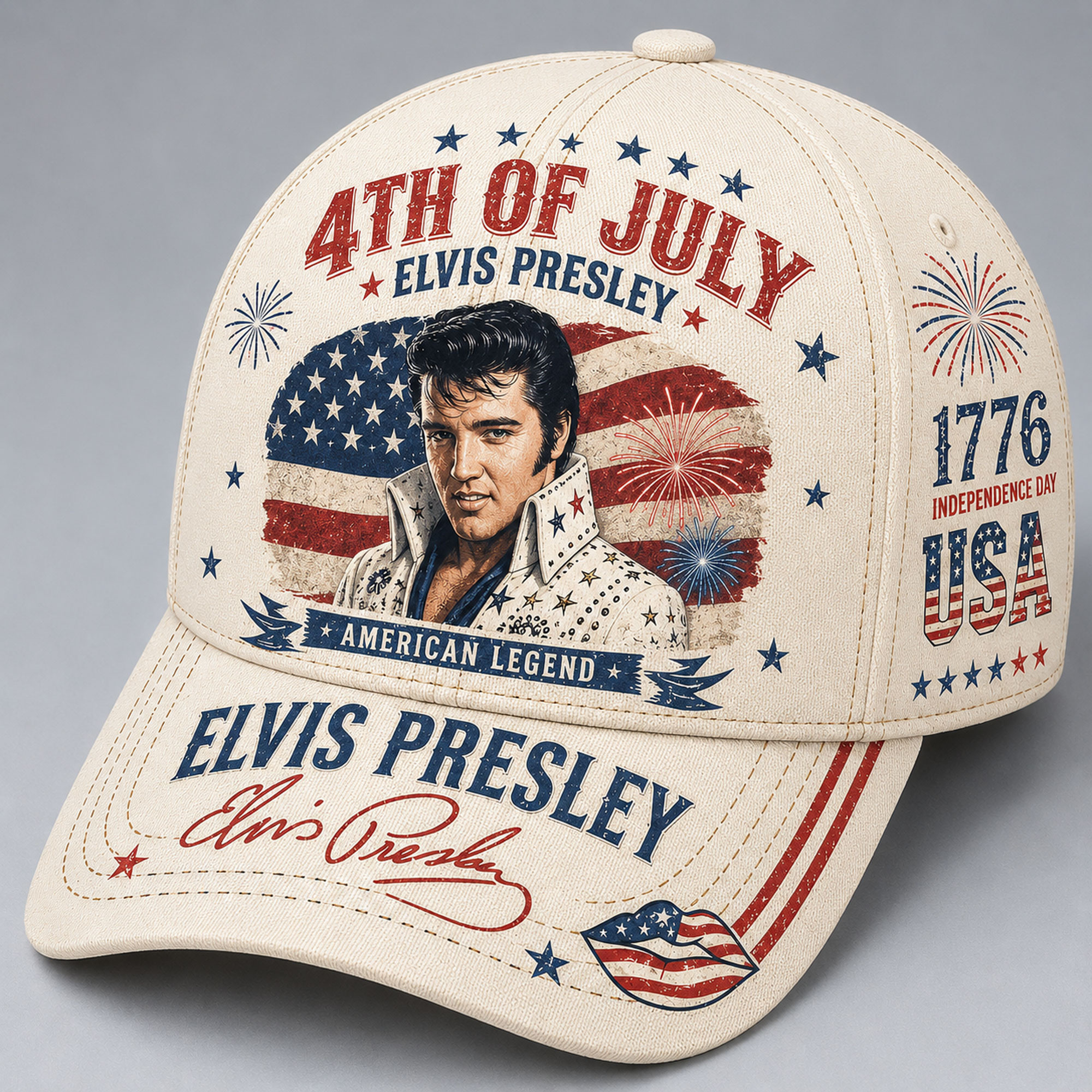 American Legend Baseball Cap - Premium Polyester Adjustable Snapback Hat - Image 2
