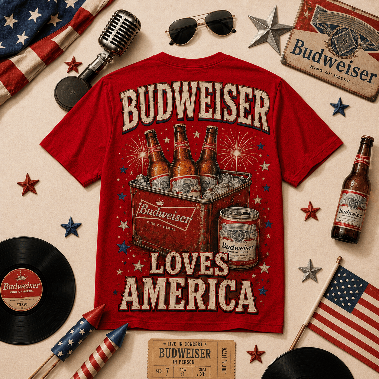 BWS America 250 Years of Freedom Tribute T-Shirt - Image 3