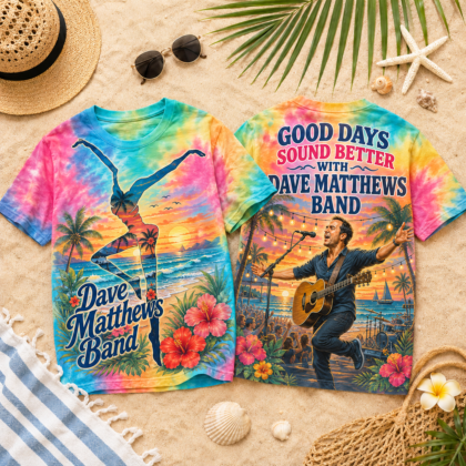 Dave Matthews Band Good Days Summer Vibes All-Over Print T-Shirt
