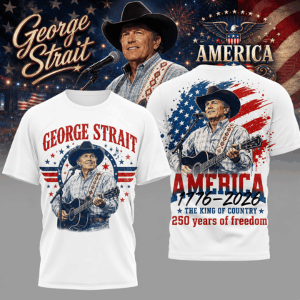 George Strait American Freedom 3D All-Over Print T-Shirt