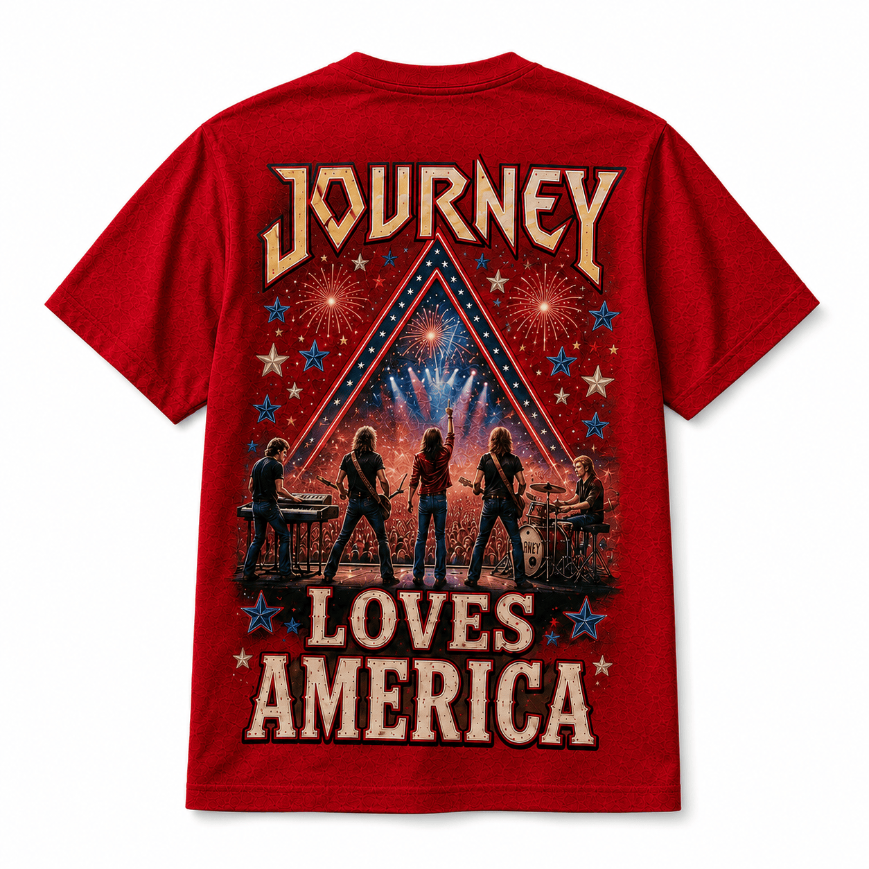 JNY America 250 Years of Freedom Tribute T-Shirt, Polyester-Cotton Blend, Unisex - Image 4