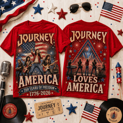 JNY America 250 Years of Freedom Tribute T-Shirt, Polyester-Cotton Blend, Unisex