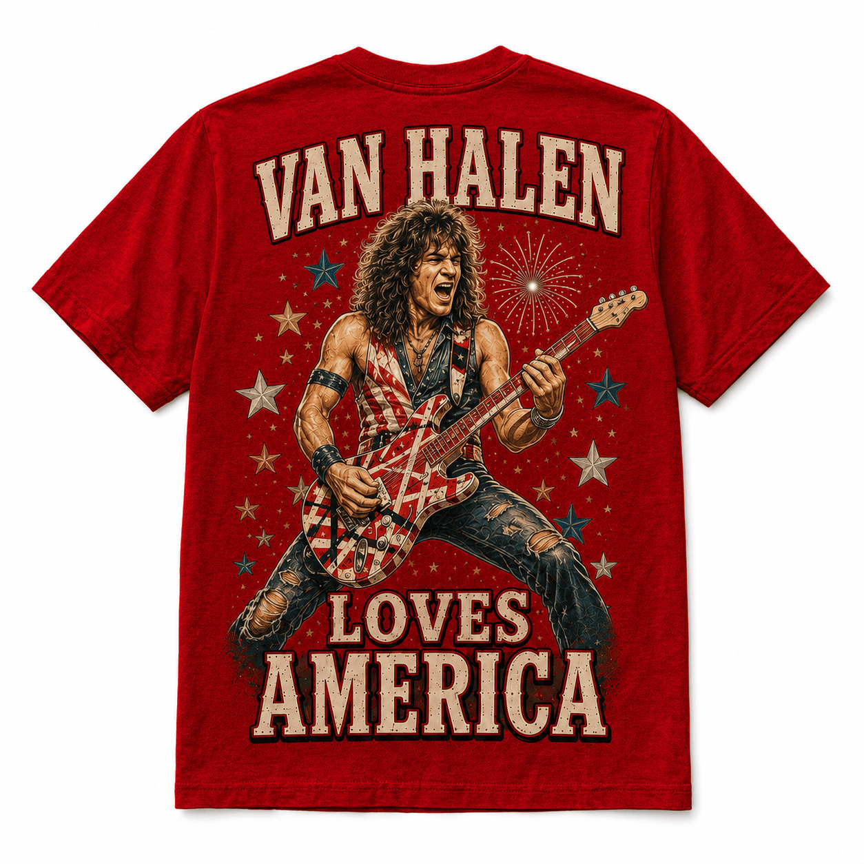 Van Halen VHL America 250 Years of Freedom Tribute T-Shirt - Image 4