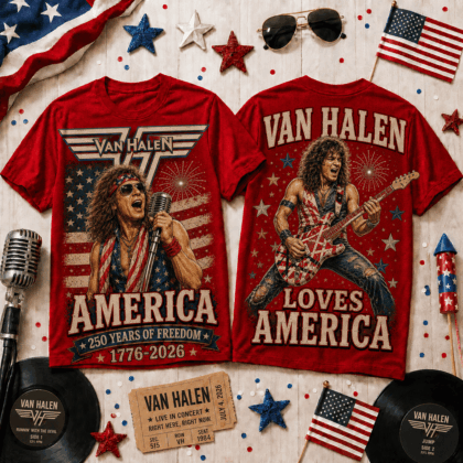 Van Halen VHL America 250 Years of Freedom Tribute T-Shirt