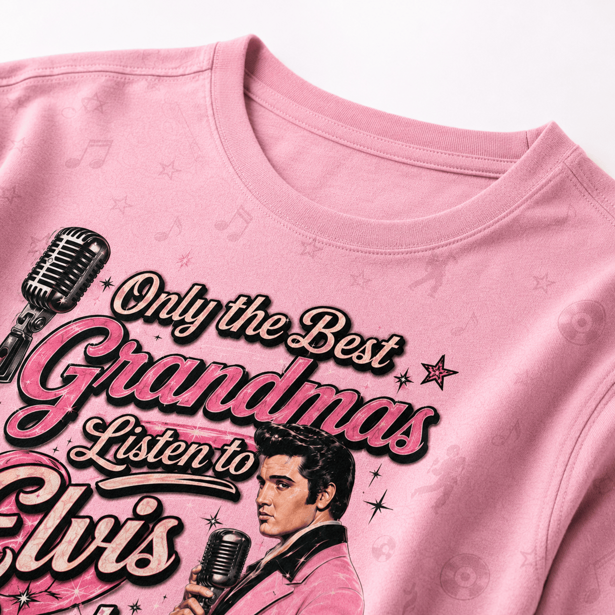 Elvis Presley Retro Music All-Over Print T-Shirt - Image 5