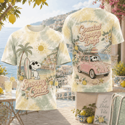 Peanuts SNPY 3D All Over Print T-Shirt