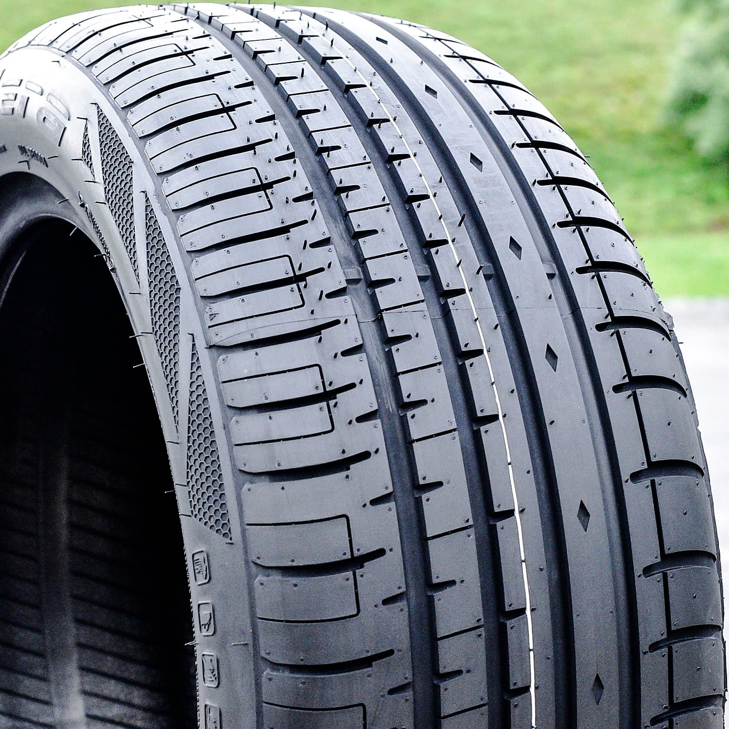 Accelera Phi-R 245/50ZR18 245/50R18 104W XL A/S High Performance Tire Fits: 2006-07 Buick Lucerne CXS, 2008-11 Buick Lucerne Super - Image 4