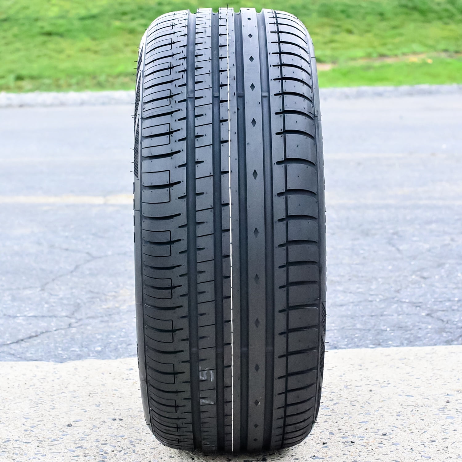 Accelera Phi-R 245/50ZR18 245/50R18 104W XL A/S High Performance Tire Fits: 2006-07 Buick Lucerne CXS, 2008-11 Buick Lucerne Super - Image 2