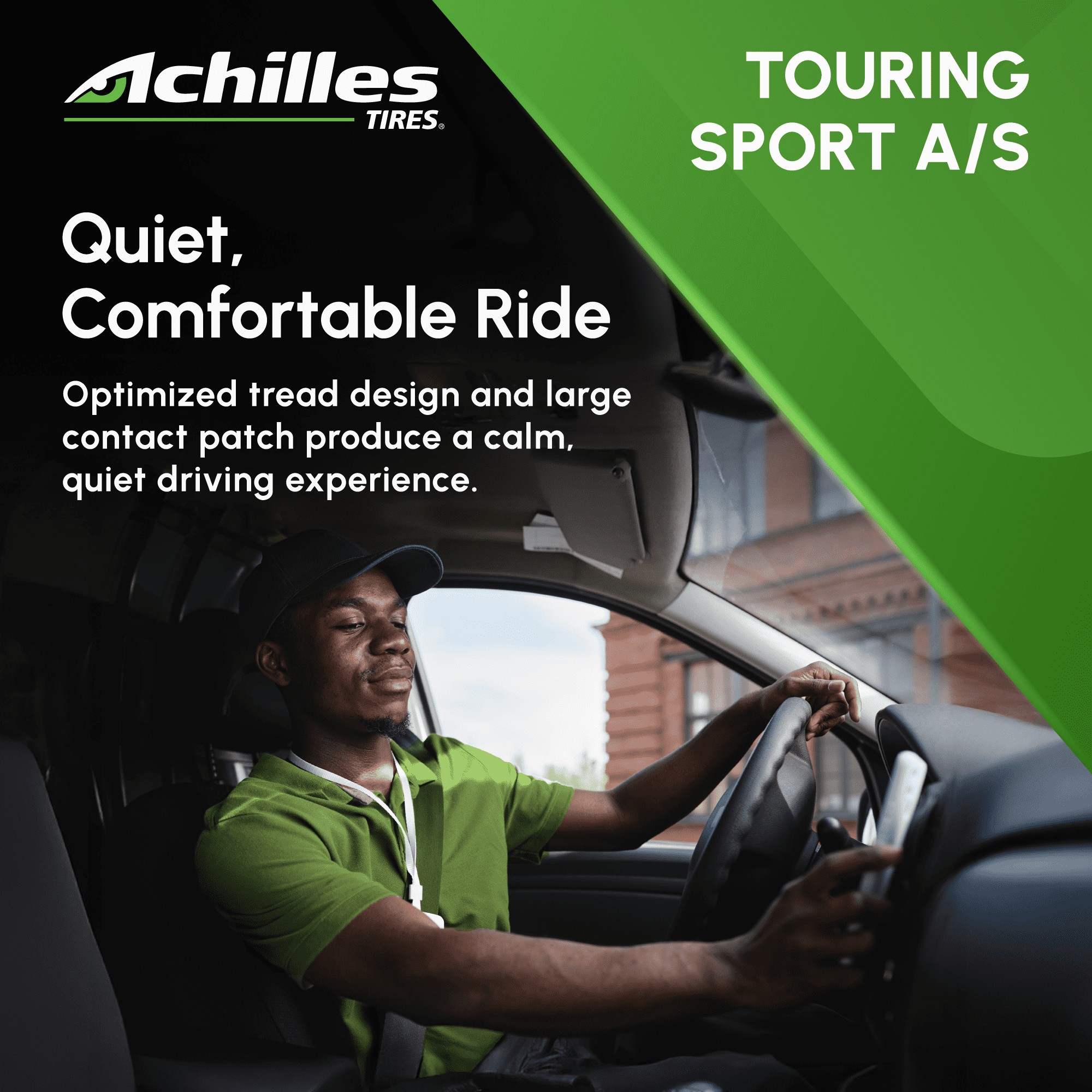 Achilles Touring Sport A/S All Season 215/55R17 94V Passenger Tire - Image 4
