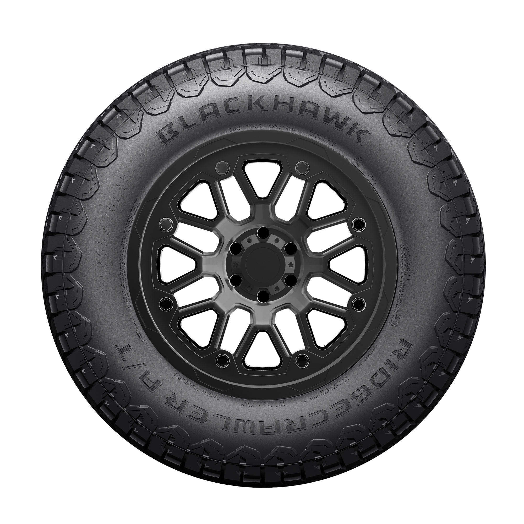 BlackHawk Ridgecrawler A/T All Terrain LT245/75R16 120/116S E Light Truck Tire - Image 5