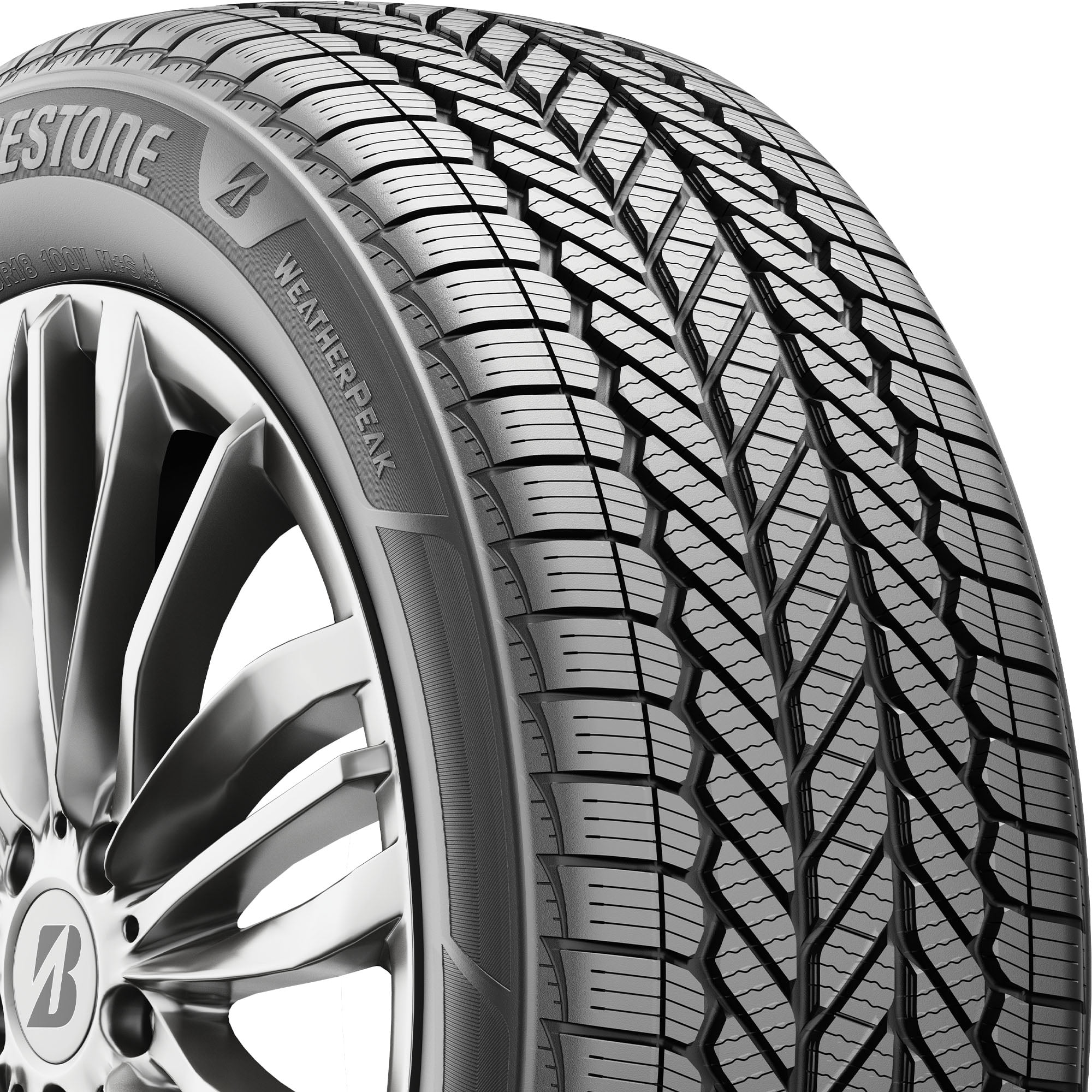 Bridgestone Weatherpeak All Weather 265/65R18 114T Passenger Tire - Image 3