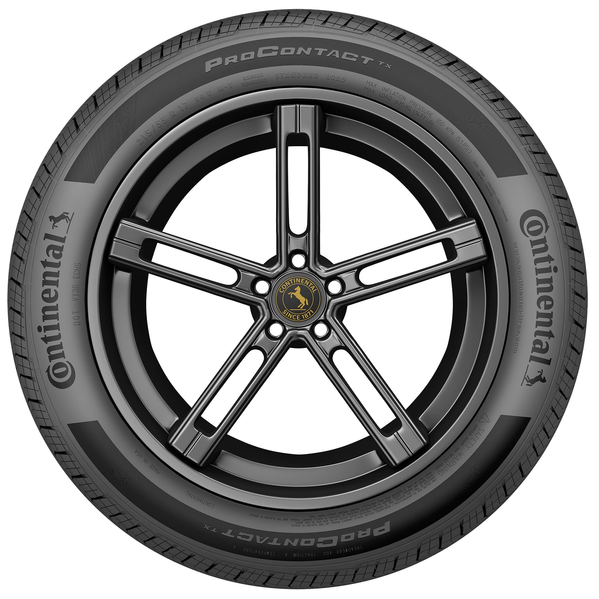 Continental ProContact TX All Season 235/60R18 103H Passenger Tire - Image 4