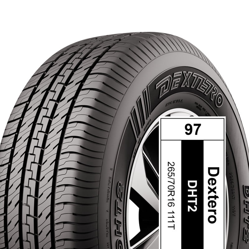 Dextero DHT2 Highway Terrain 265/70R16 111T Automotive All Season Tires, Fits Light Trucks, SUVs - Image 5