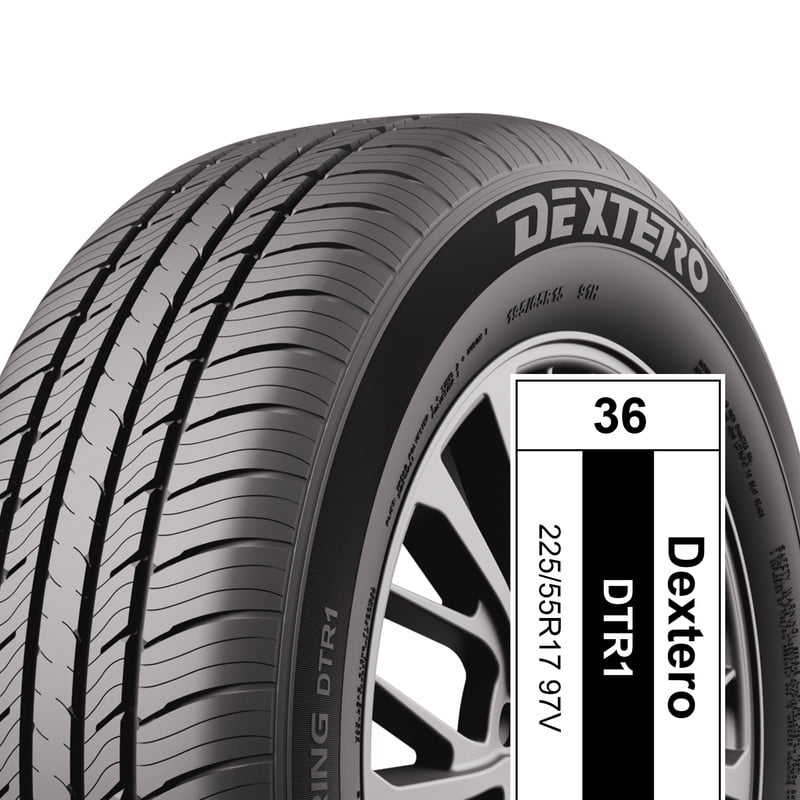 Dextero DTR1 All-Season Touring 225/55R17 97V Passenger Tire - Image 2