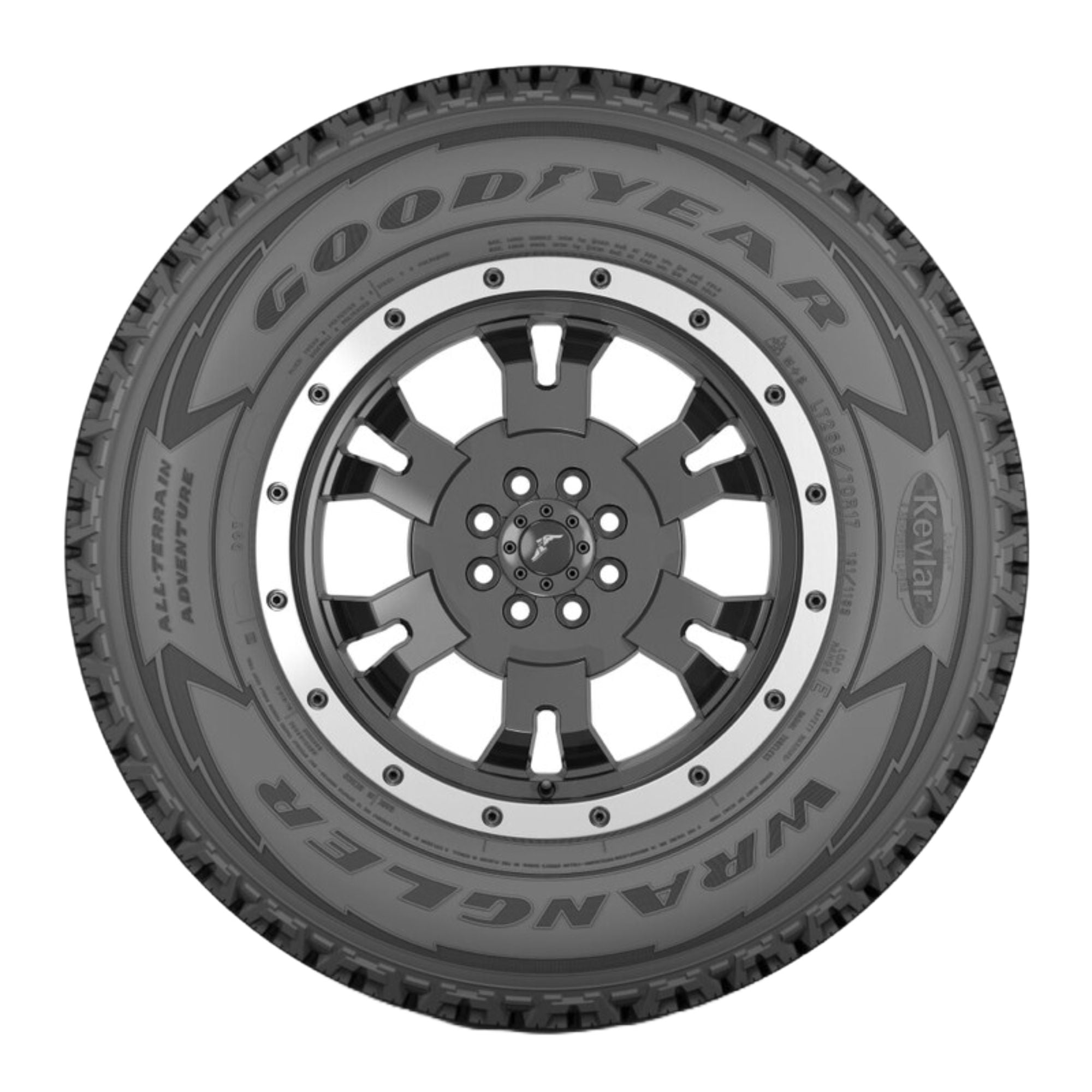 Goodyear Wrangler All-Terrain Adventure With Kevlar 255/70R18 113T a/t Tire - Image 2