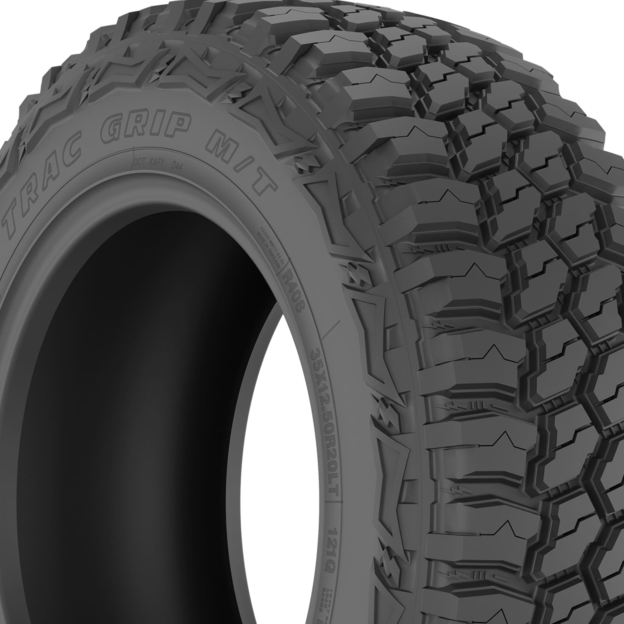 Thunderer Trac Grip M/T R408 Mud Terrain LT285/75R16 126/123Q E Light Truck Tire - Image 2