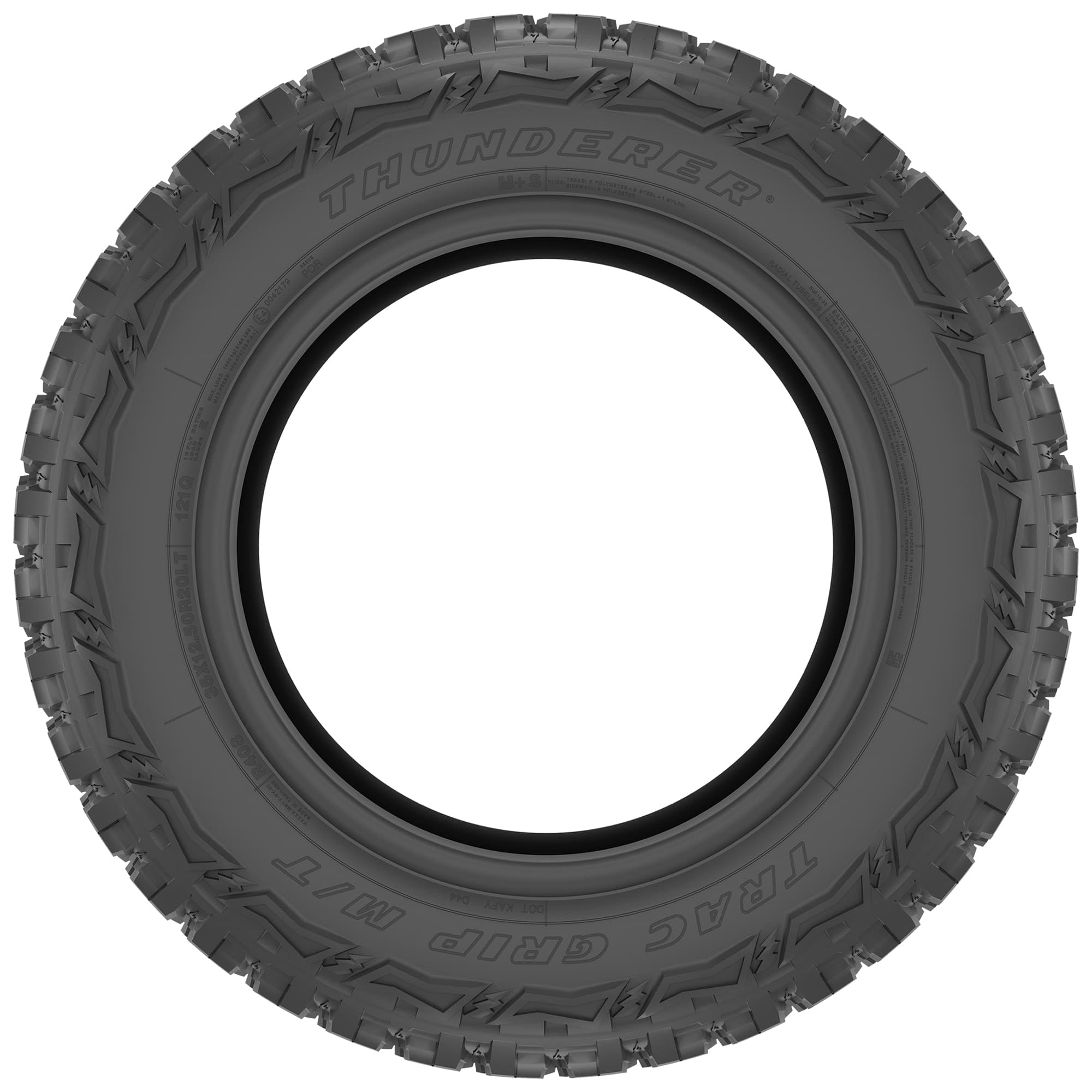 Thunderer Trac Grip M/T R408 Mud Terrain LT285/75R16 126/123Q E Light Truck Tire - Image 3