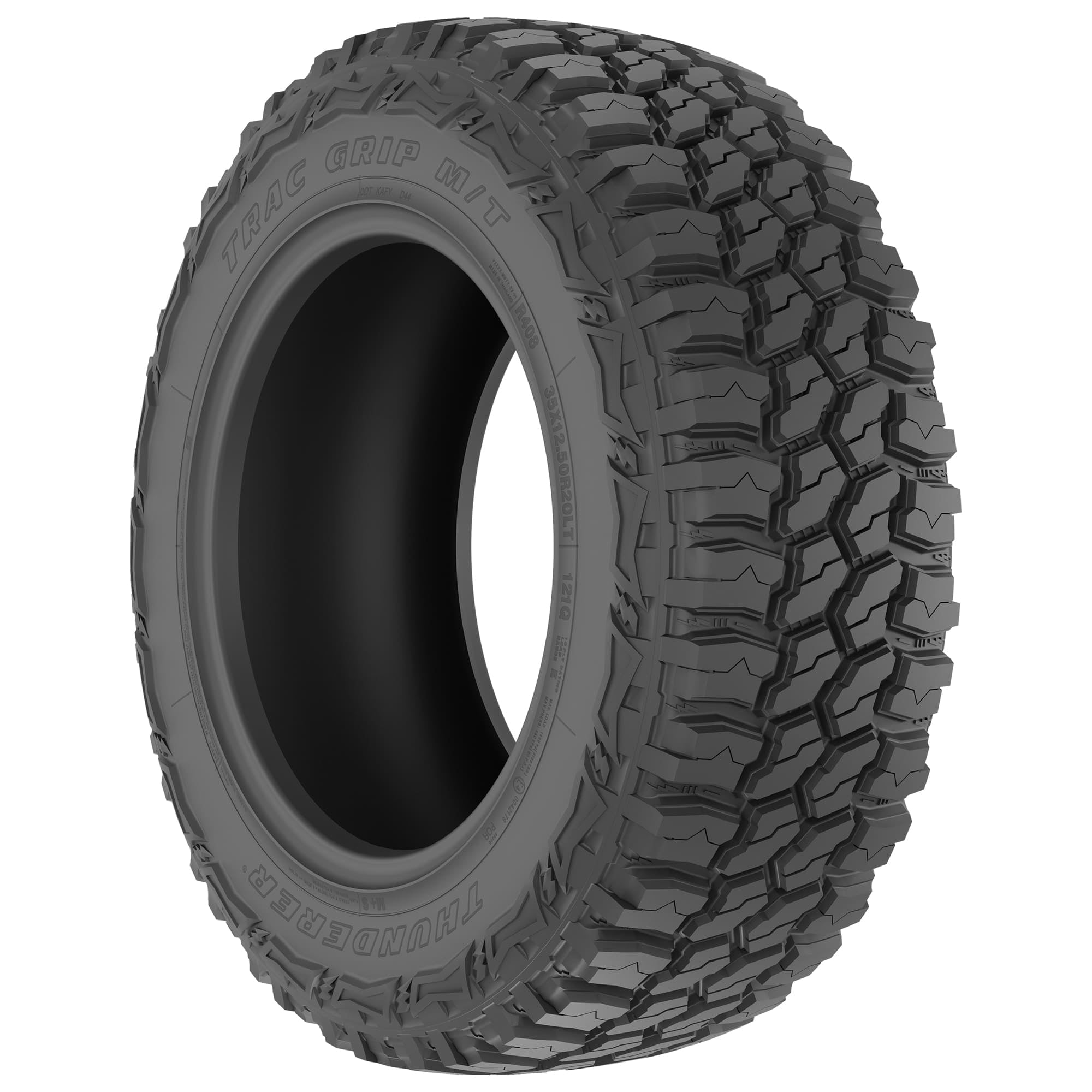 Thunderer Trac Grip M/T R408 Mud Terrain LT285/75R16 126/123Q E Light Truck Tire - Image 4
