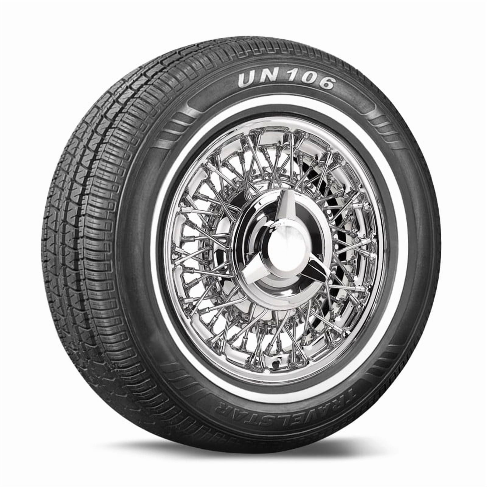 Travelstar UN106 All Season 205/75R15 97S Passenger Tire 205/75/15,White Wall 18mm(Tire Only)